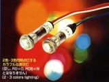 防水・防滴可能な2色同時点灯LED表示灯