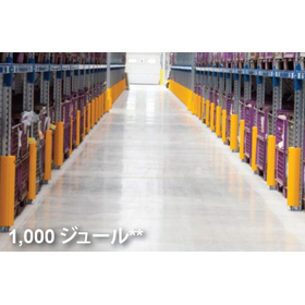 特殊ポリマー製防護バリアシステム「iFlexラックガード」