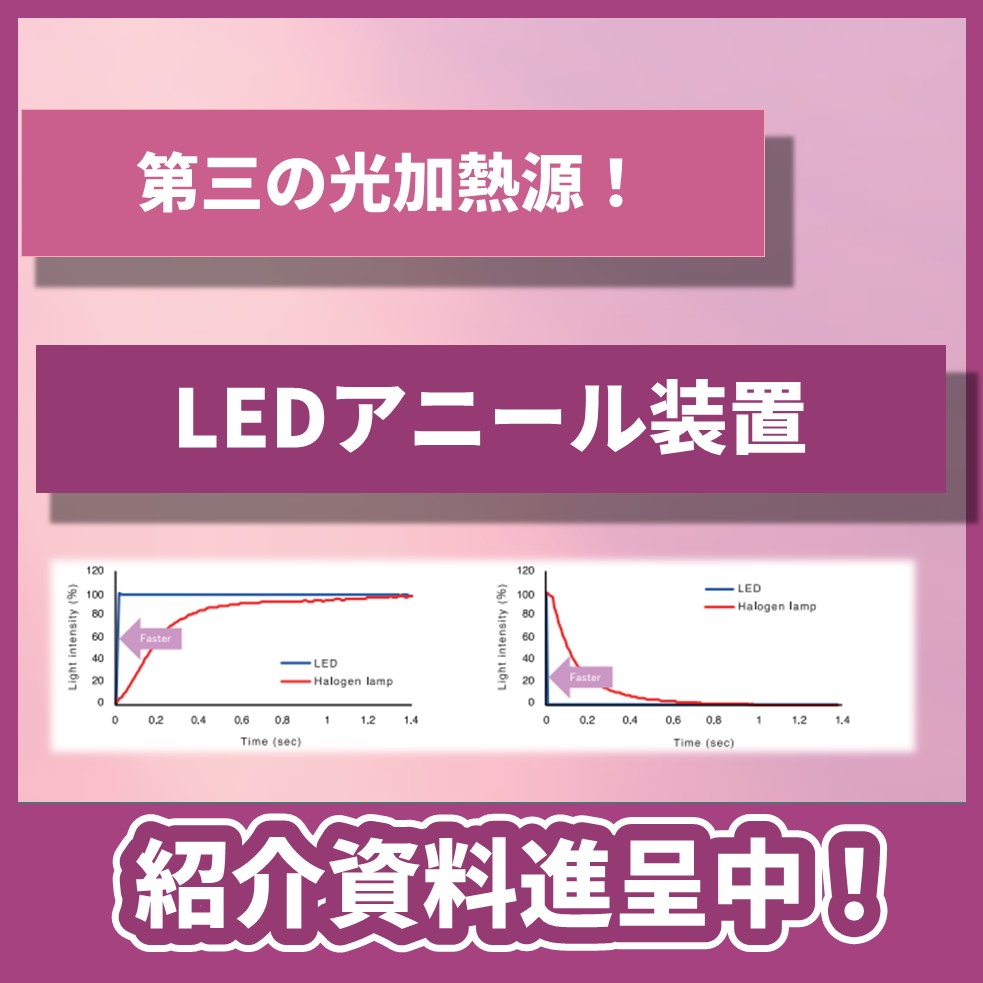 第三の光加熱源！LEDアニール装置 ウシオ電機 | イプロスものづくり
