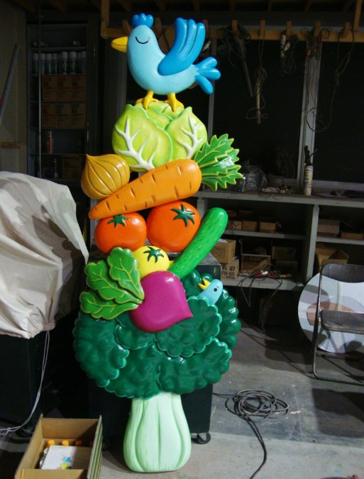 看板、テレビ・舞台造形物制作事例　テーマパーク装飾