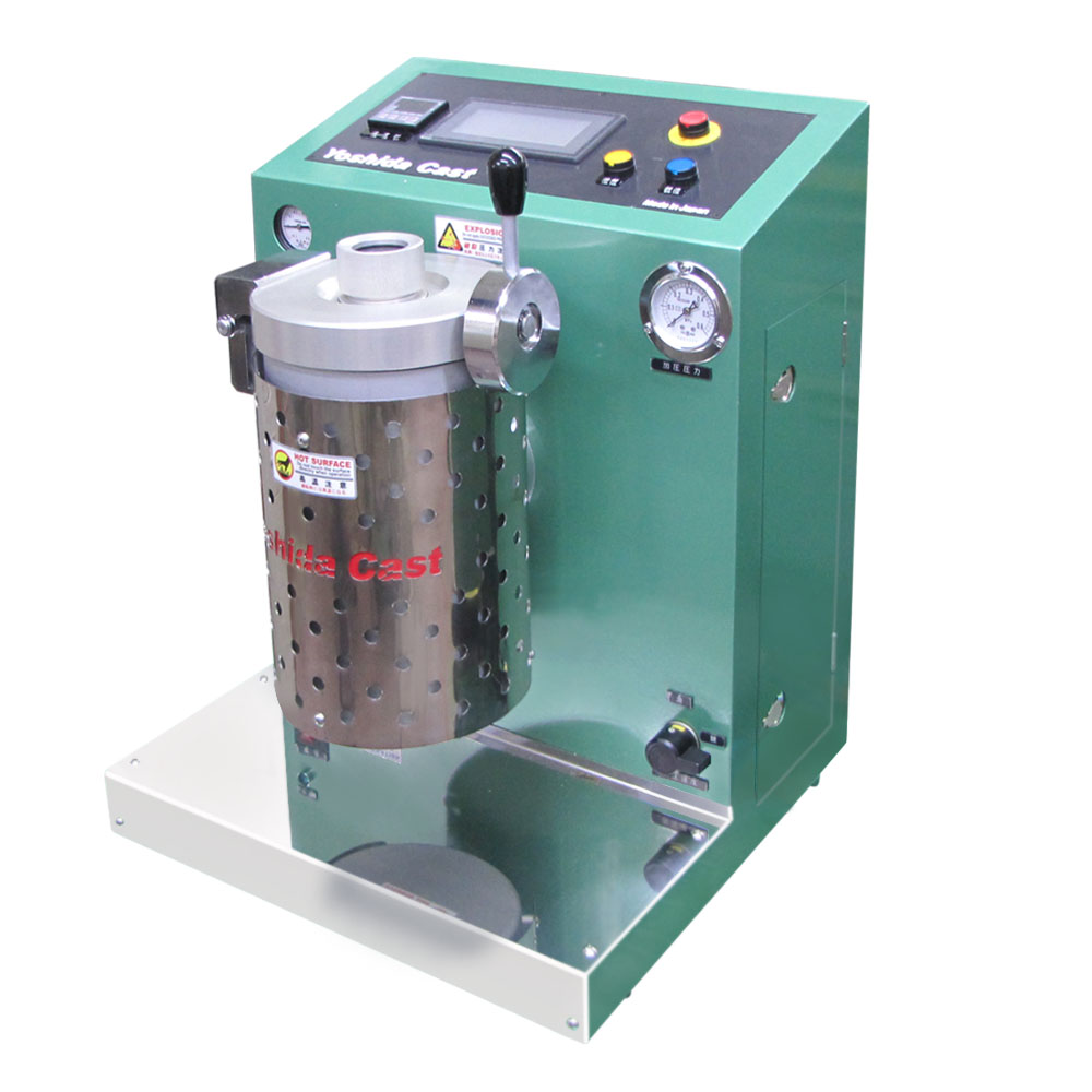 抵抗熱(電気)式卓上真空加圧鋳造機 YHC-250VP 吉田キャスト工業 抵抗熱(電気)式卓上真空加圧鋳造機 YHC-250VP 吉田キャスト工業