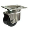 Stainless steel low-profile heavy-duty caster