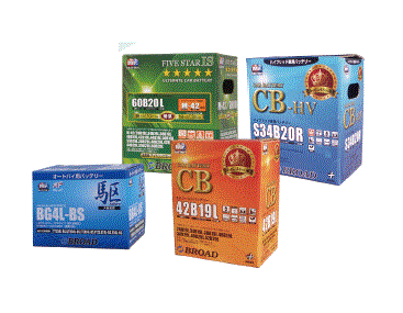 自動車用バッテリー　企画開発販売サービス