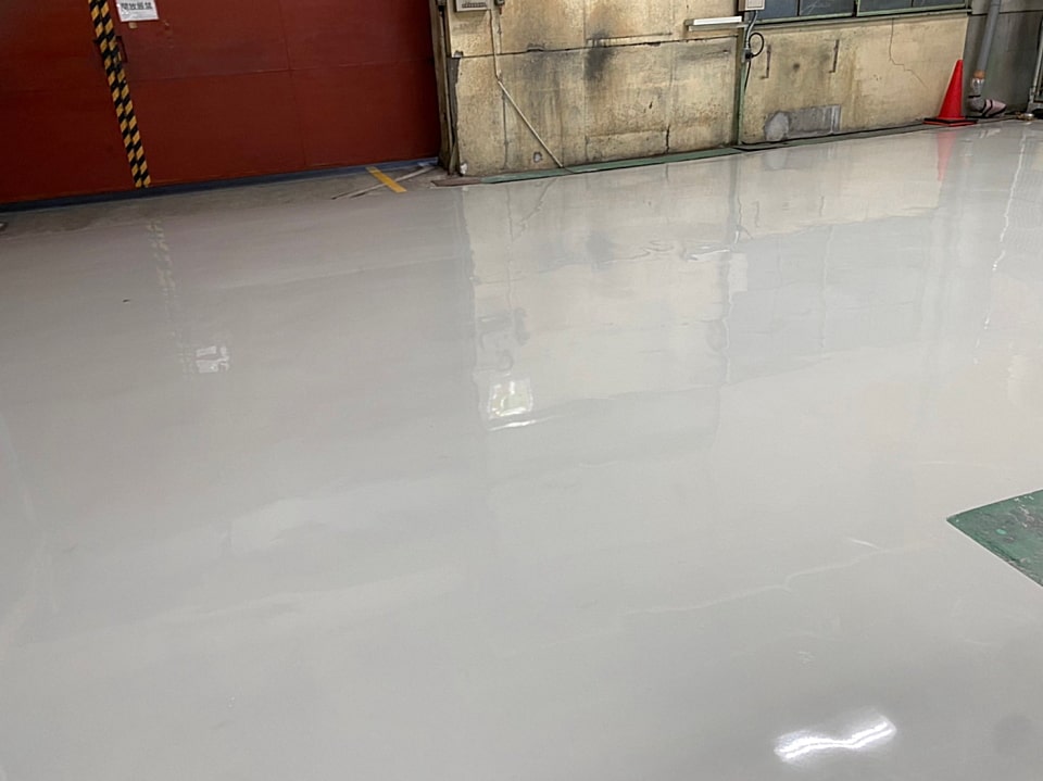 【塗床工事事例】部品工場