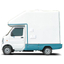 Vehicle Inspection Compliant" Self-Propelled Temporary Flush Toilet "Toilet Car