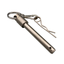 Lock pin with snap pin attached