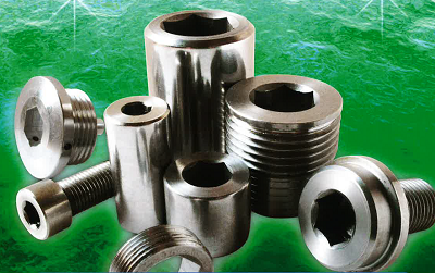 金属加工『旋盤・プレス機での六角穴加工』