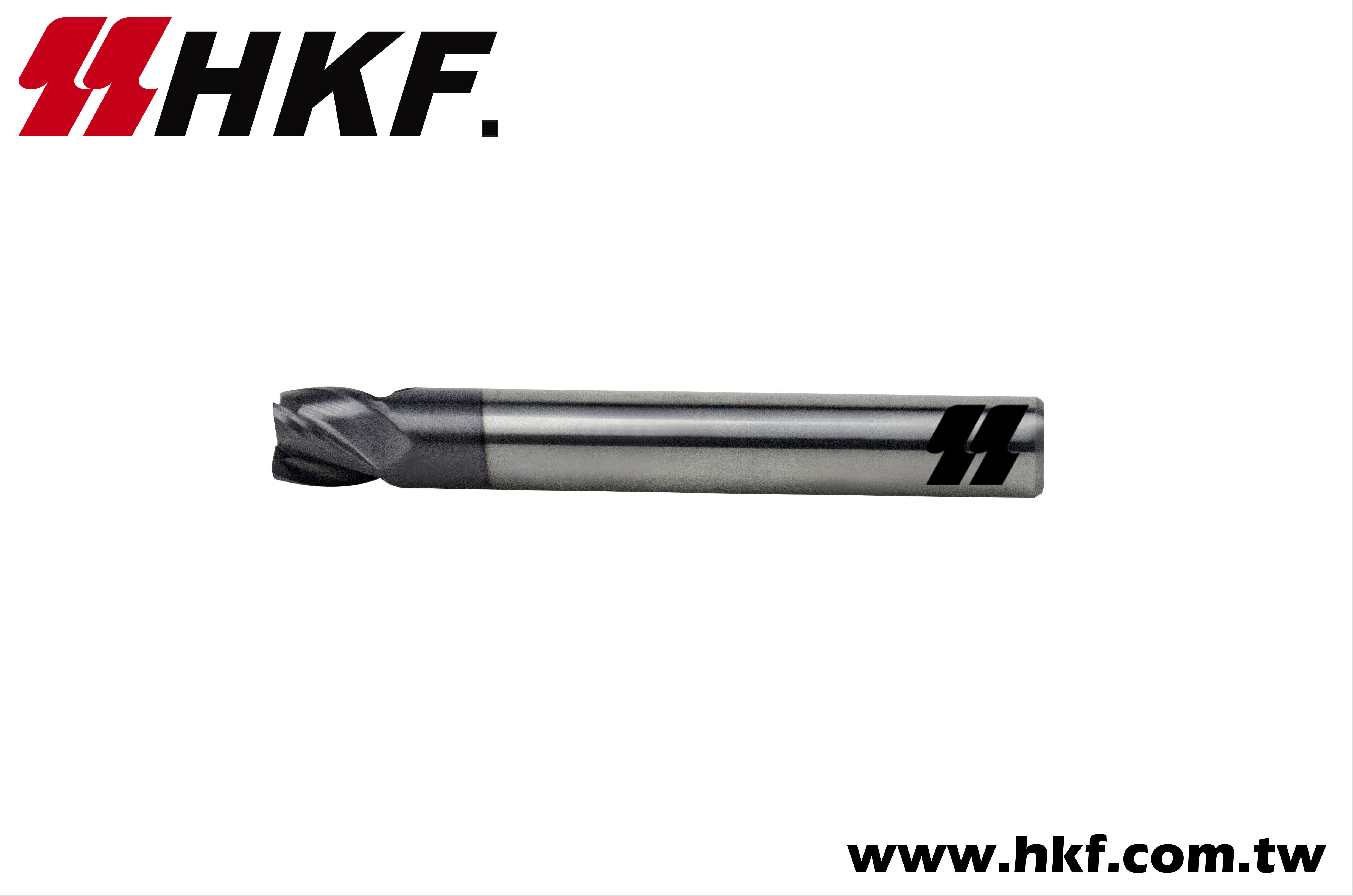 2枚刃ボールエンドミル ロングシャンク（高硬度） HKF 虹鋼富企業有限