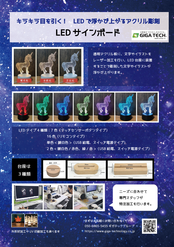 LEDサインボード