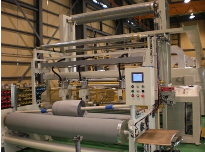 産業資材（不織布）関連機械『サーフェイス巻取装置』 | サンワ