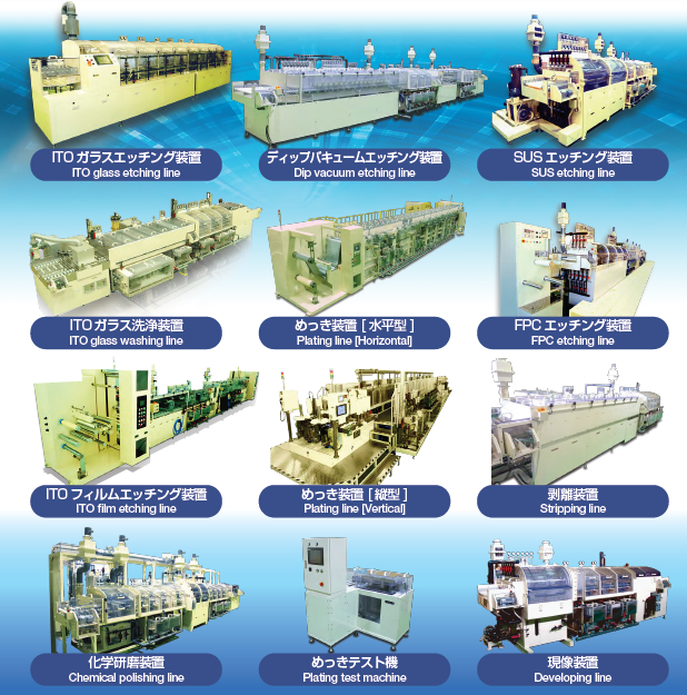 【ウェット装置事業】先端材料対応の液処理装置メーカー
