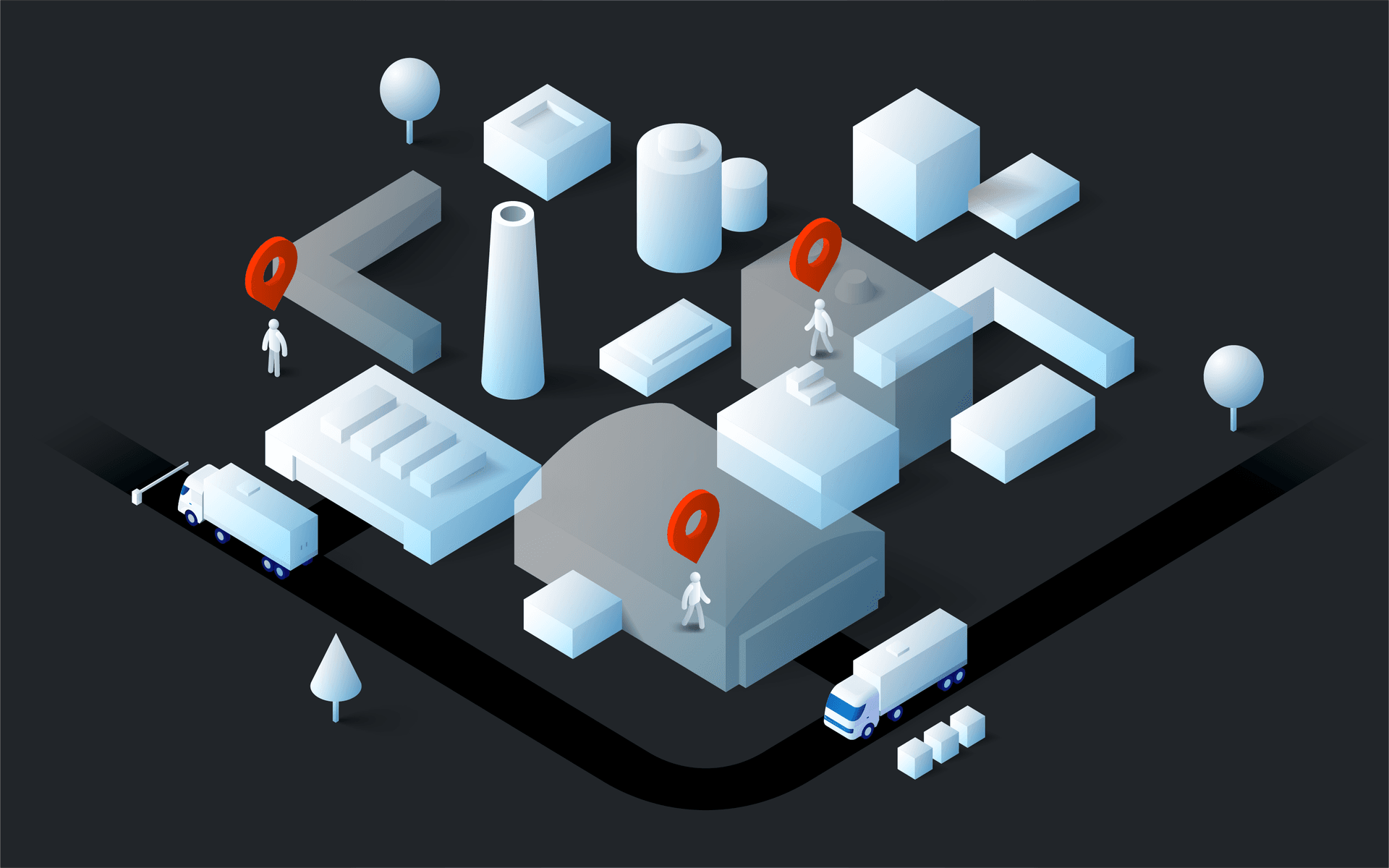 屋内位置測位システム『TRAILS』