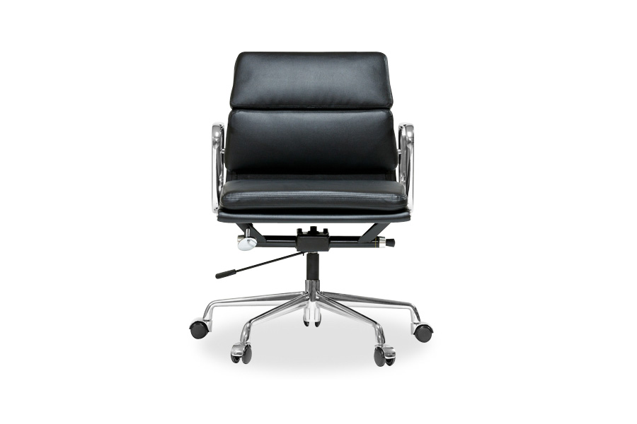 イームズ アルミナム マネジメントチェア ソフトパッド 椅子 オフィス アルミナム マネジメントチェア ソフトパッド 【PU】 川口タンス店