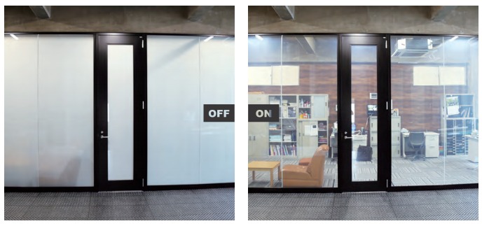 瞬間調光フィルム　クリスタルマジックフィルム