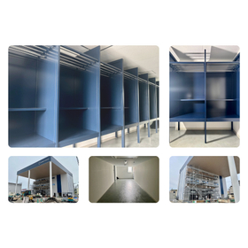 [Delivery Case] Supplied large work lockers to a company.