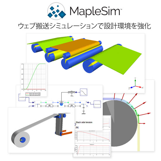 アドオン製品『MapleSim ウェブハンドリングライブラリ』