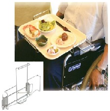『車椅子用バイキングトレイホルダー』