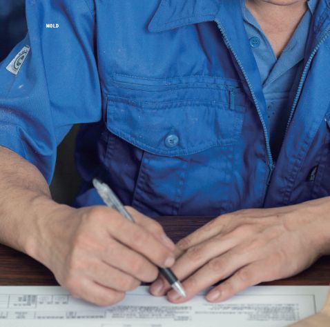 三栄ポリウレタンのウレタンサービス紹介『設計→金型』