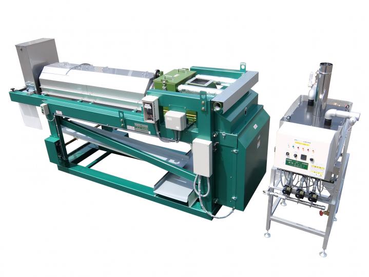 製茶機械『過熱蒸気対応型蒸機SHS』