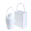 EPS insulated container for milk bottles (expanded polystyrene)