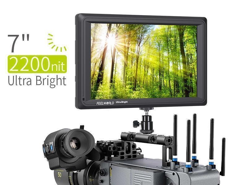 Feelworld FW279 7inフィールドモニターとバッテリーAC電源追加 7インチ4K対応撮影用モニターFEELWORLD FW279 | サンテックス