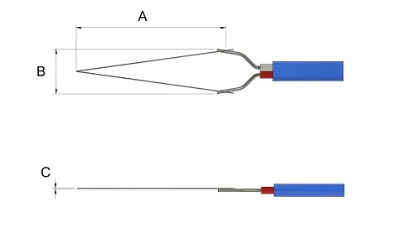 極細薄熱電対（Fine-Sheet）