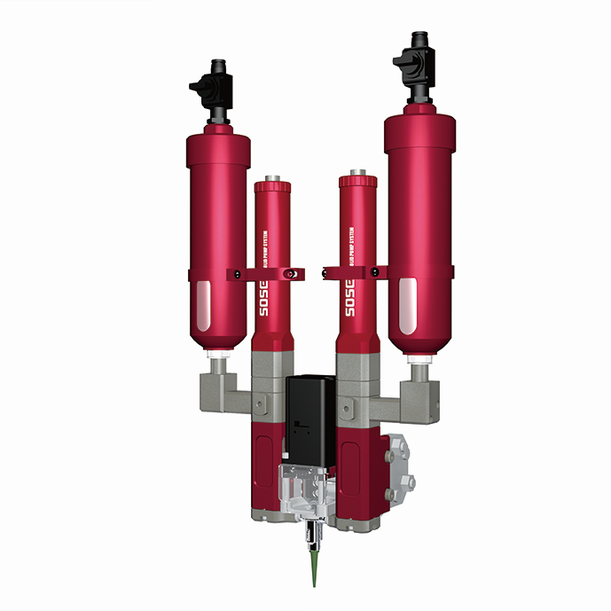 ディスペンサ 2液自動計量混合吐出機☆STPシリーズ | 日本ソセー工業