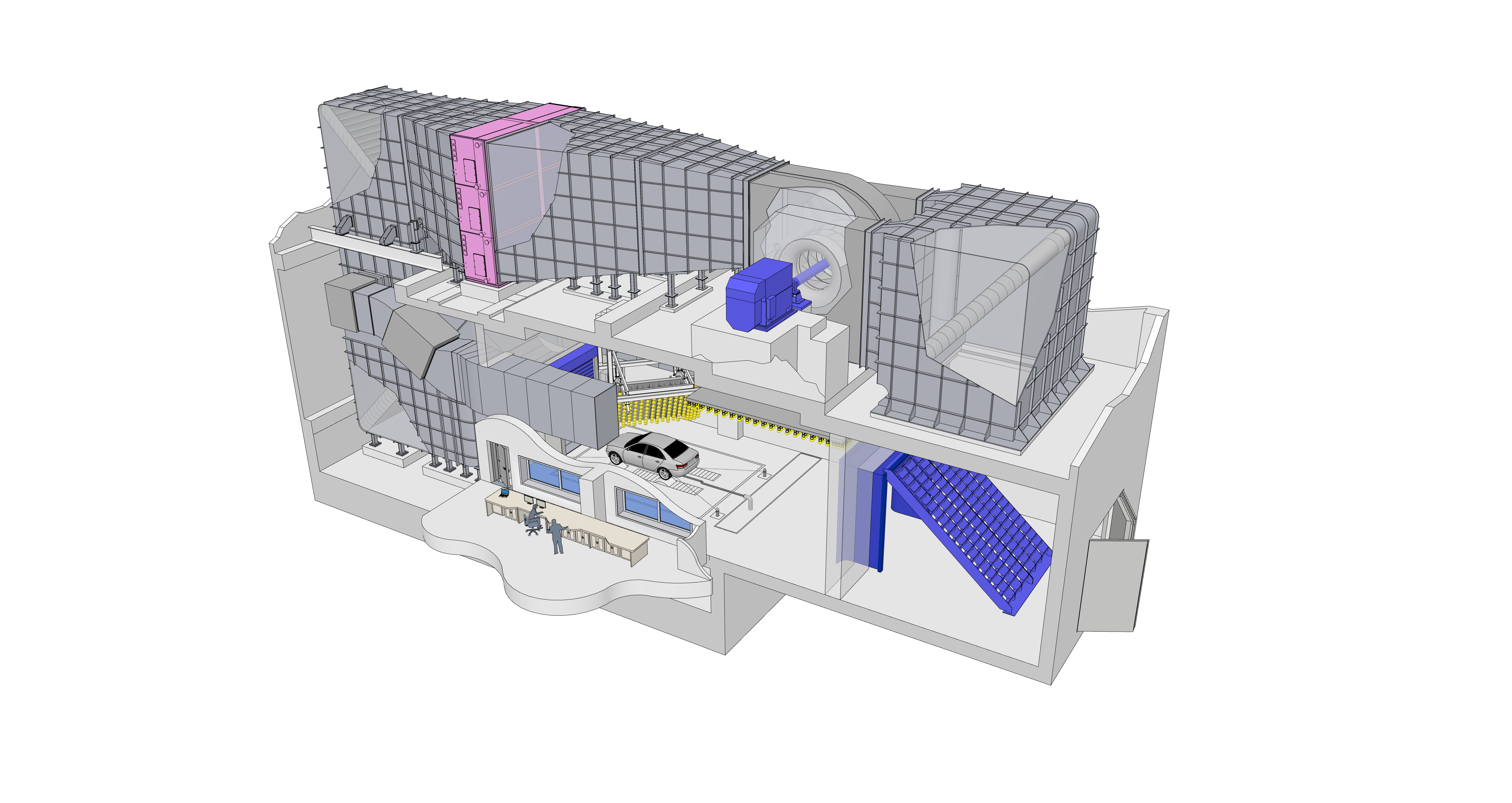 実車環境風洞設備