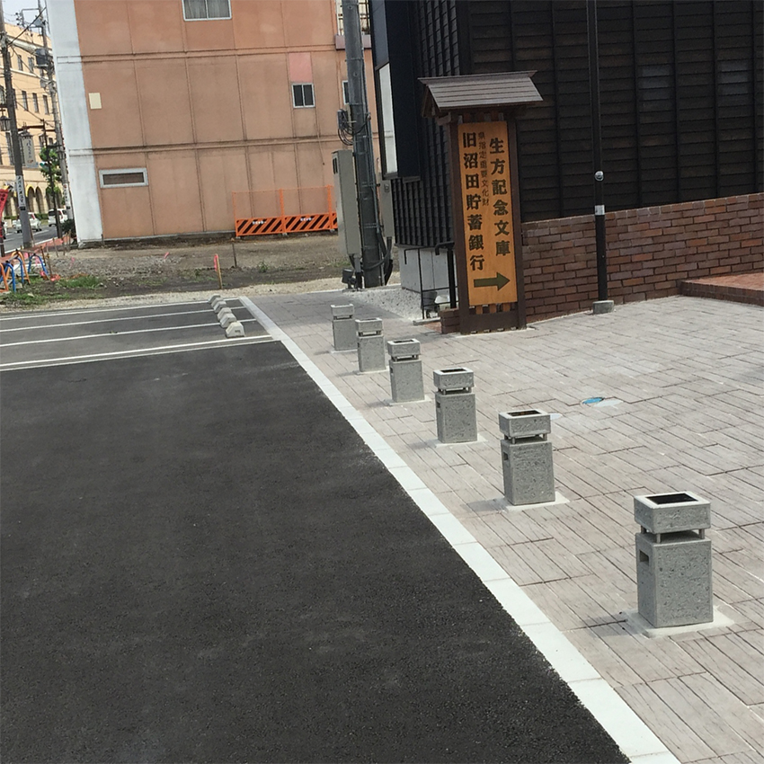 【ソーラーフットライト・車止め】コンソラポ DKTG-CSP-B