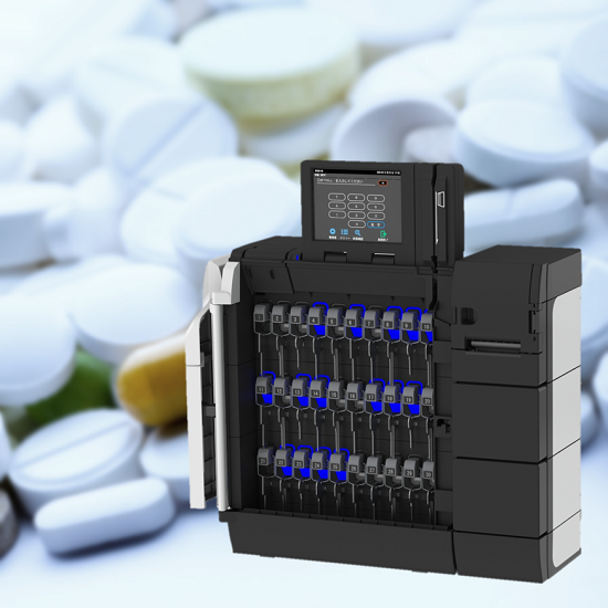 鍵管理機『KBS-1000』【調剤薬局、ドラッグストアの運用例】