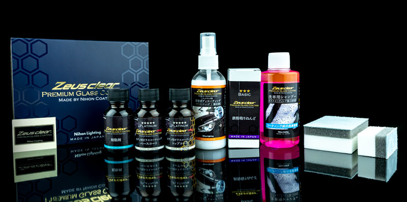 自動車ボディガラスコーティング剤『Zeusclear PRO』