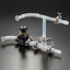 Teflon (PFA) Heler piping material [Difficult for fluids to adhere inside the piping!]