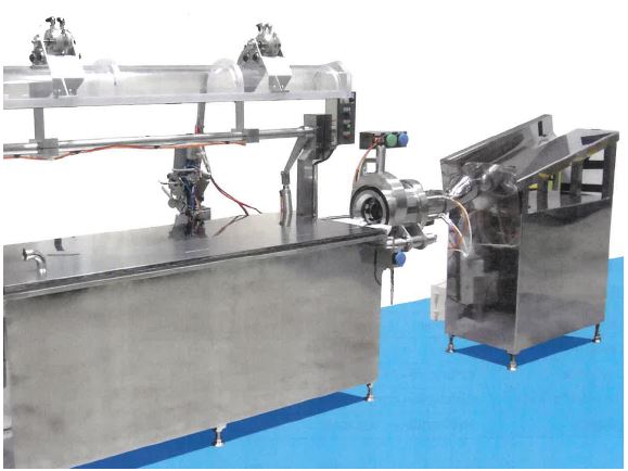 ハム原木　真空充填機