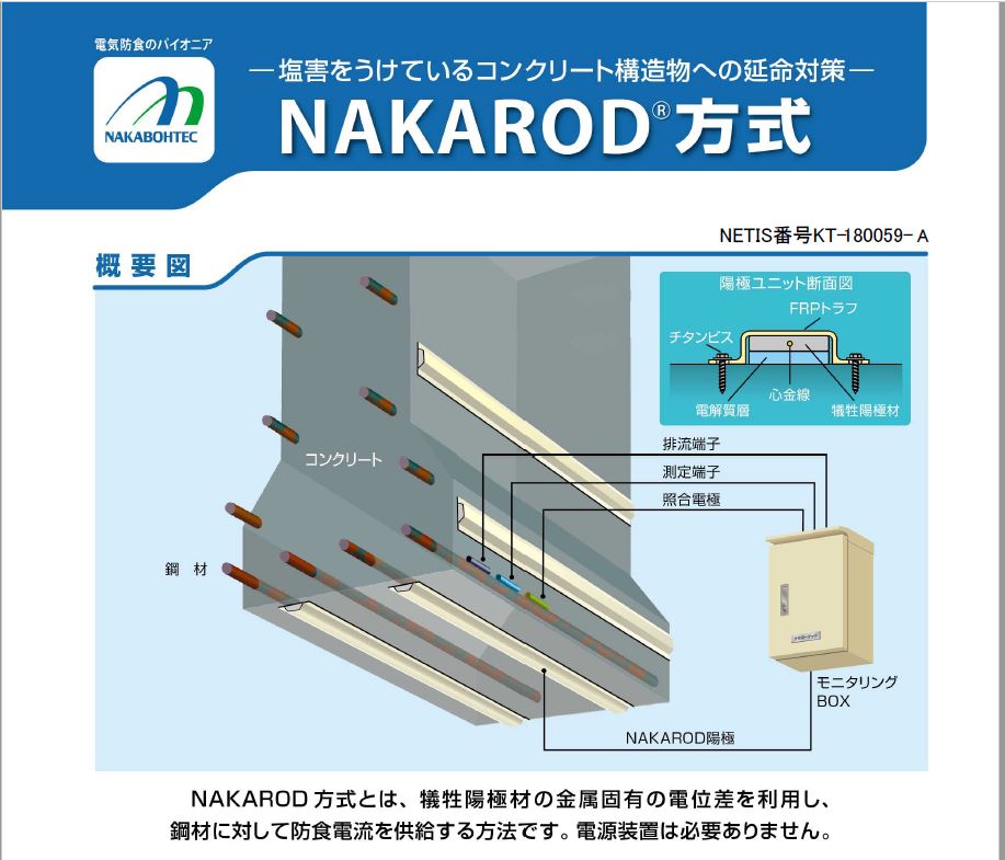 電源がいらない電気防食工事サービス