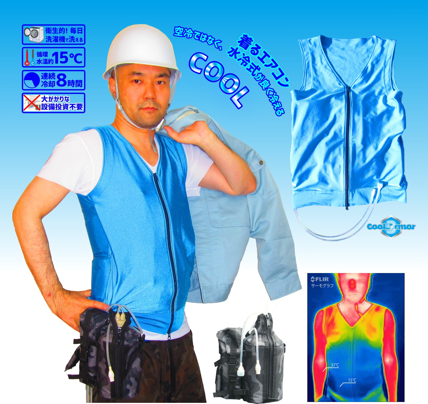 熱中症対策人間エアコンスターターセット【CA3E317i】