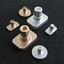 Electrode for secondary batteries: positive terminal / negative terminal / collector plate and collector terminal / sealing pin