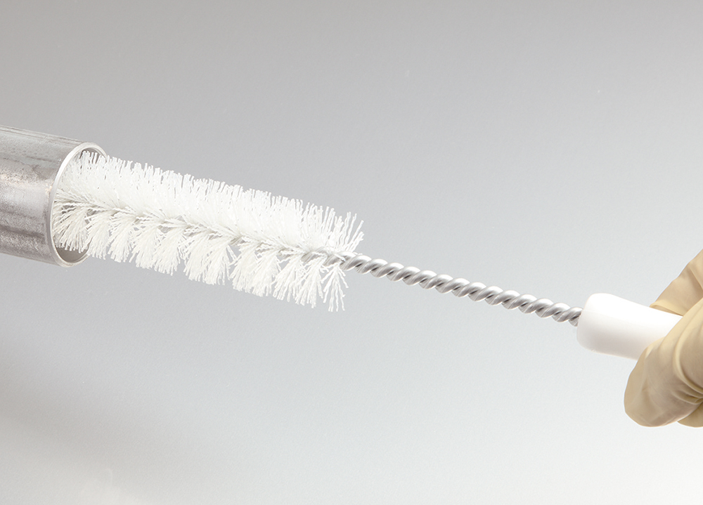ガラス器具洗浄用ブラシ『チューブ・パイプブラシ』【種類豊富
