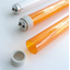 Fluorescent Lamp Shatter Prevention System "Vanguard Orange"