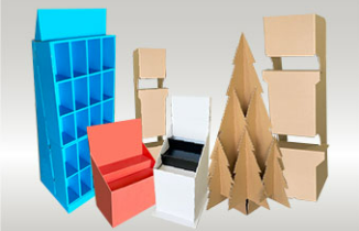 什器・パネル用紙脚スタンド＜ダンボールのカタチ＞