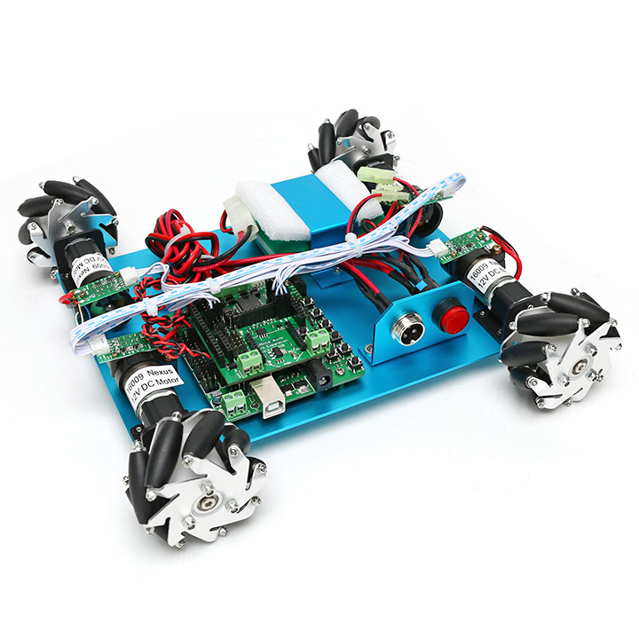 4WD60mmメカナムホイールロボット [台車ロボット] ヴイストン