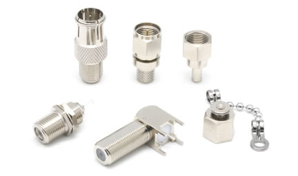 同軸 F型コネクタ・ケーブル加工品