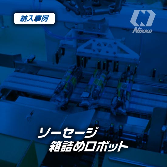【納入事例】ソーセージ箱詰めロボット