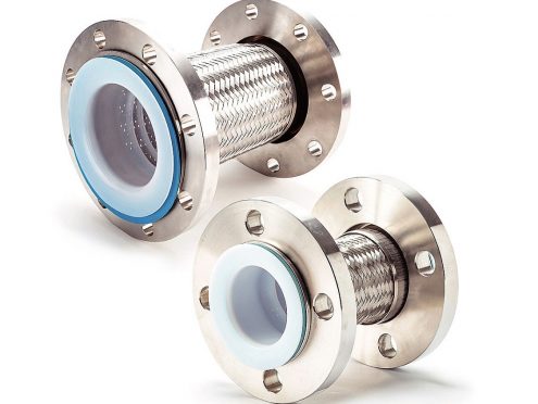 負圧対応・帯電防止】全面PTFE接液の短面間 万能フレキ 東葛テクノ