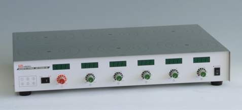 強力型6連デジタル表示スターラー『SW-R1606D-S6』