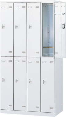 ロッカー(ホワイトタイプ)『8人用ロッカー』