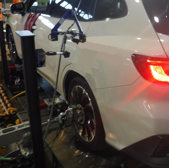 車両基礎特性測定装置（K&Cテスター） 受託試験