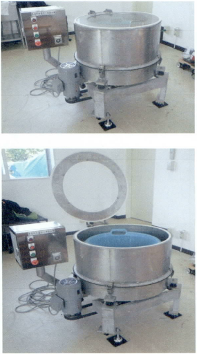 海藻類脱水装置「多目的水産加工脱水機」