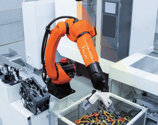 3Dランダムピッキングロボット【超小型IP65相当の高耐久性】