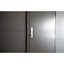 Flat handle of cylinder lock type for inspection door and control panel door.