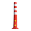 LED solar-powered pole cone